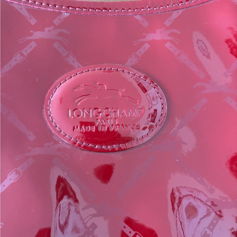 Longchamp Patent leather Red Crossbody Bag - Picture 5 of 5